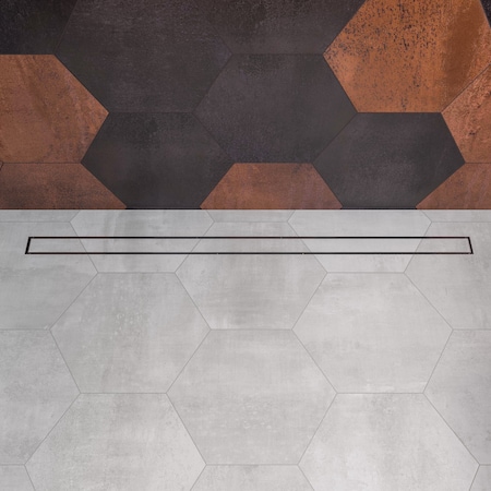 Alfi Brand 47" Stainless Steel Linear Shower Drain with No Cover ABLD47A